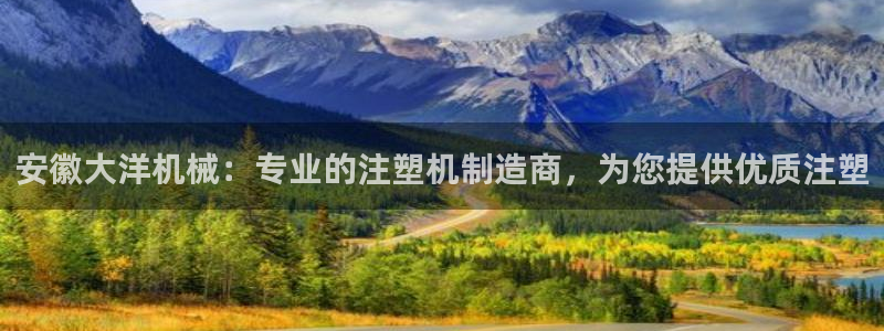 彩神v：安徽大洋机械：专业的注塑机制造商，为您提供优质注塑