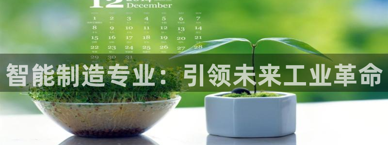 下载彩神乐发V1：智能制造专业：引领未来工业革命