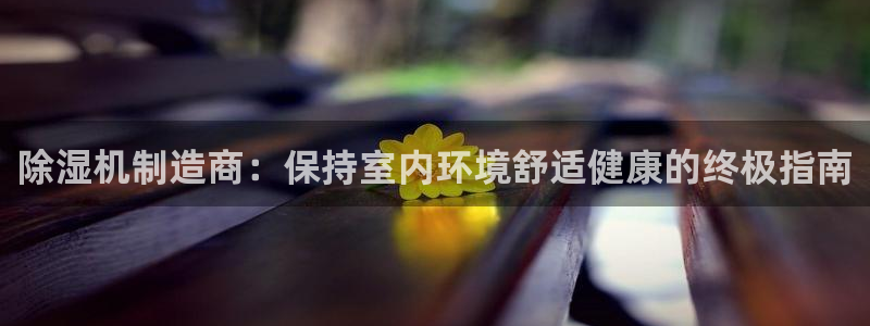 彩神8是正规平台吗安全吗：除湿机制造商：保持室内环境舒适健康的终极指南