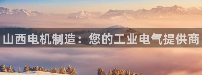 彩神新微聊：山西电机制造：您的工业电气提供商