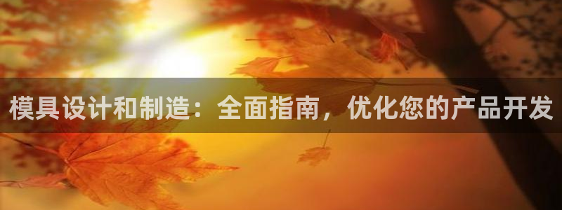 彩神Vll：模具设计和制造：全面指南，优化您的产品开发
