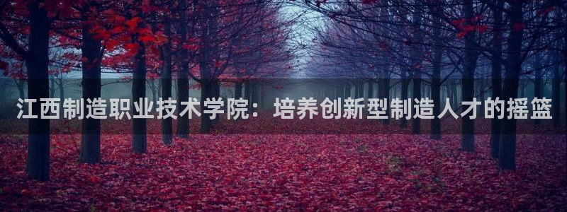 彩神平台是什么套路：江西制造职业技术学院：培养创新型制造人才