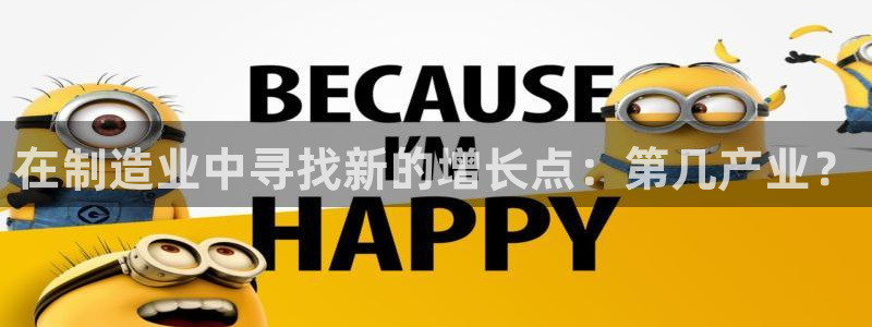新版彩神v8登录：在制造业中寻找新的增长点：第几产业？