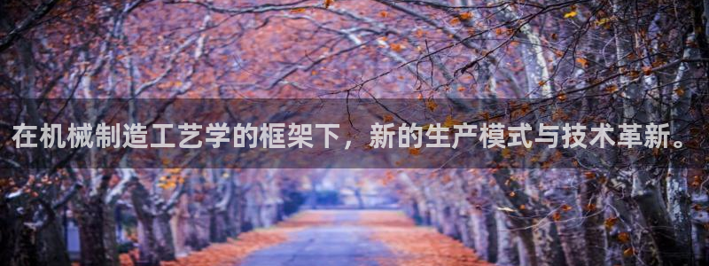 彩神vip购彩大厅：在机械制造工艺学的框架下，新的生产模式与技术革新。